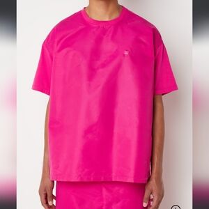Valentino Garavani Oversized Pink One Stud T-Shirt